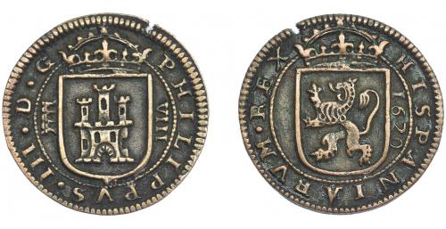 3215 - FELIPE III. 8 maravedís. 1620. Segovia. AC-341.