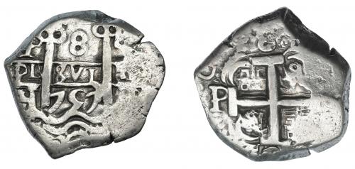 3244 - FERNANDO VI. 8 reales. 1757. Potosí. q. VI-387. MBC.