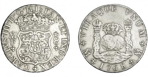 3253   -  CARLOS III. 8 reales. 1768. México. MF. VI-926. MBC-. 