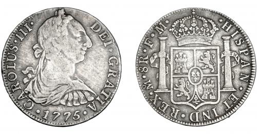 3260   -  CARLOS III. 8 reales. 1775. México. FM. VI-936. MBC-/MBc.