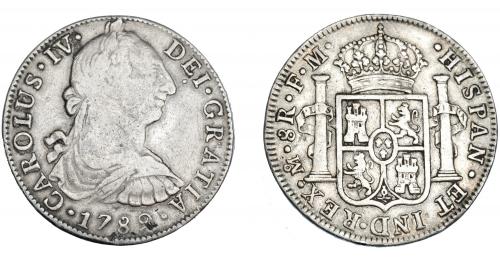 3270 - CARLOS III. 8 reales. 1789. México. FM. VI-954. MBC-/MBC.