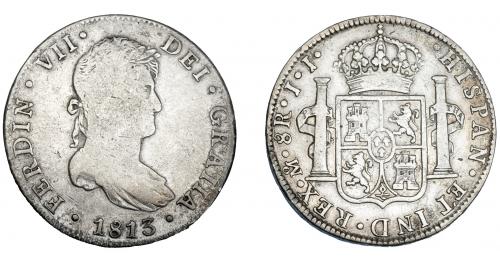 3317   -  FERNANDO VII. 8 reales. 1813. México. JJ. BC+/MBC. 