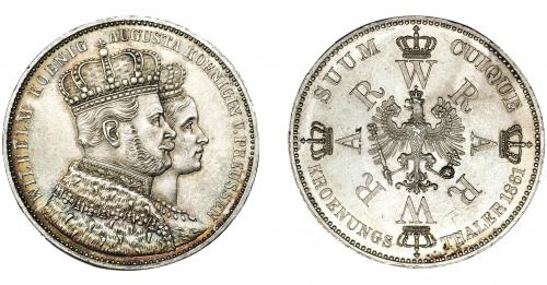 3372 - MONEDAS EXTRANJERAS. ESTADOS ALEMANES. PRUSIA. Vereinsthaler. 1861. KM-488. SC.