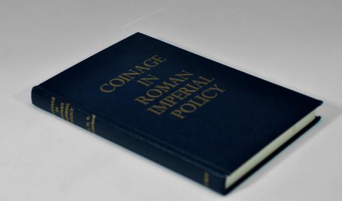 3411 - LIBROS. C. H. V. Sutherland. Coinage in Roman Imperial Policy. 31 B.C-A.D.68. 1978. New York. Numismatic Publications.