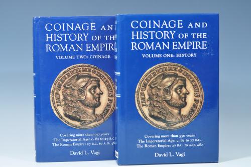3415   -  LIBROS. Lote de 2 libros: D. L. Vagi. Coinage and History of the Roman Empire. Vol.I-II. 1999. Sydney. Coin World.