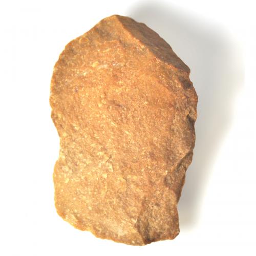 2003   -  PREHISTORIA. Hendidor. Periodo Achelense (200.000 a.C.). Cuarcita. Altura 16 cm.