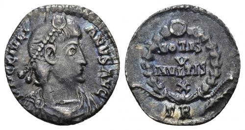 462   -  IMPERIO ROMANO. JULIANO II. Silicua. Treveris (361-362). R/ VOTIS/V/MVLTIS/X, exergo TR. AR 1,63 g. 17,5 mm. RIC-364. MBC.