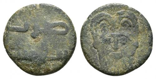 27 - CONQUISTA/GOBERNADORES. Felús. Tremecén / تلمسان . Sin fecha. CU 2,36 g. 15 mm. Pátina verde. BC+.
