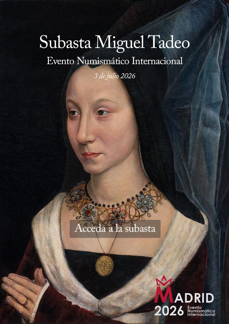 Subasta Cuadro Miguel Tadeo - Evento Numismático Internacional