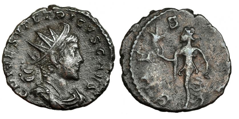 325   -  TÉTRICO II. Antoniniano. R/ Spes a izq.; SPES AVGG. RIC-270. MBC/BC.