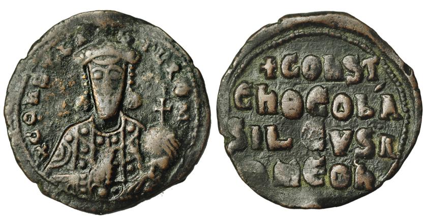 237   -  CONSTANTINO VII. Follis. Constantinopla. SBB-1761. DOC-26. BC+/MBC-.