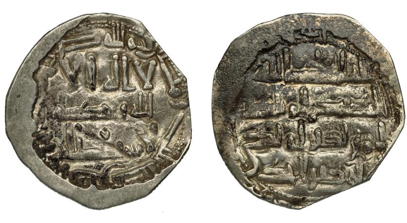 310   -  EMIRATO INDEPENDIENTE. Al-Hakam I. Dirham. Al-Andalus. 203 H. AR 2,16 g. 25 mm. V-116. Leves oxidaciones. MBC+.