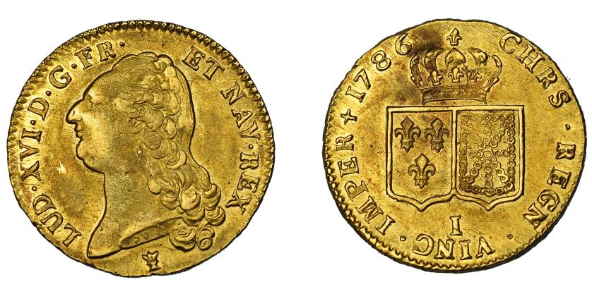 694   -  FRANCIA. 2 luises de oro. 1786. Limoges. I. KM-592.7.MBC+/EBC-.