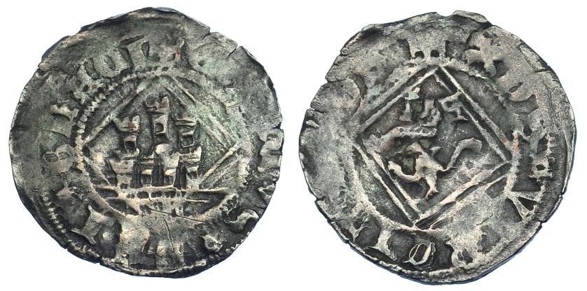 2408 - REINO DE CASTILLA Y LEÓN. ENRIQUE IV. Blanca de rombo. Segovia. VE 1,25 g. 19,5 mm. III-833. BMM-1083. BC+.