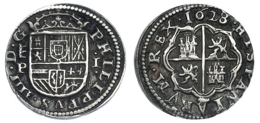 2522   -  FELIPE IV. Real. 1628. Segovia. P.  AC-788. MBC.