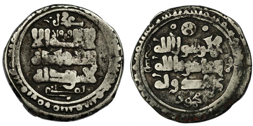 2613   -  MUNDO ISLÁMICO. Gaznavíes. Irán/Persia. Mahmud. Dirham. S.C./S.F. Mitchiner 769. BC+.