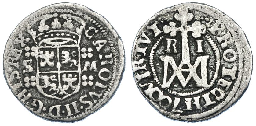 1049   -  CARLOS II. Real. 1700. Sevilla. M. AC-322. MBC-. Rara.