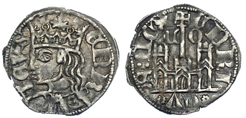 718   -  REINOS DE CASTILLA Y LEÓN. ENRIQUE II. Cornado. V gótica-O. A/ ENR-ICVS. R/ +ENRI*CV*S: REX. AR 0,74 g. 17,9 mm. Error de cuño en la marca de ceca de ¿Córdoba? III-no. BMM-665, mismo ejemplar. MBC+. Muy rara. Muy interesante. Ex HSA-2197, ex Vico 11-2012, lote 806.