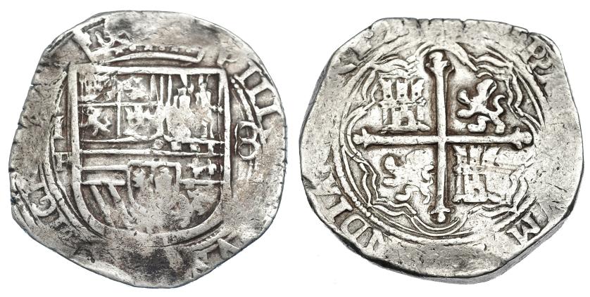 969   -  FELIPE II. 8 reales. S/F. México. F. AC-664. MBC/MBC-.