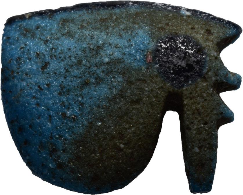 84   -  EGIPTO. Ojo de Horus. 35 mm. Fayenza Baja Época (664-332 a.C.)