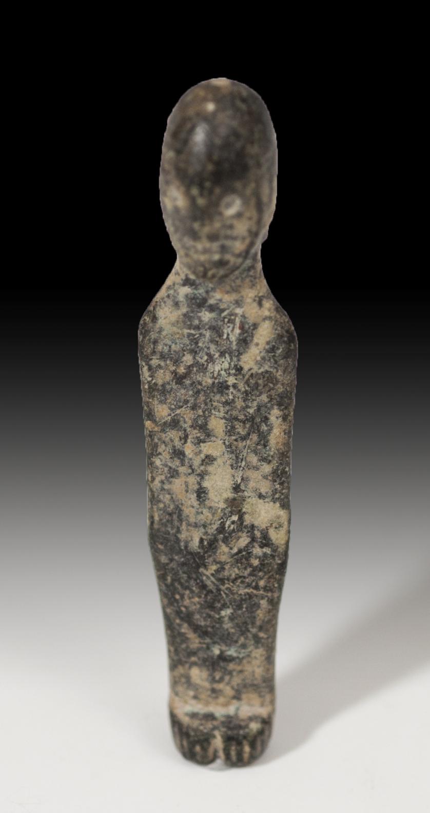 1066   -  HISPANIA ANTIGUA. Cultura ibérica. Exvoto (IV-I a.C.). Bronce. Altura 4,7 cm.