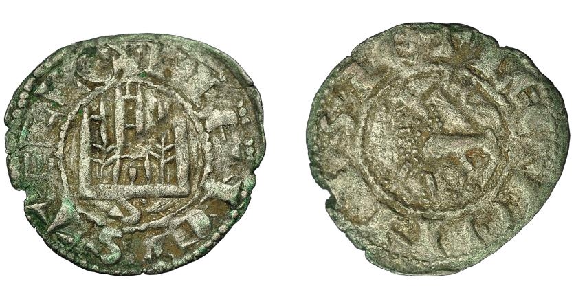 448   -  REINOS DE CASTILLA Y LEÓN. FERNANDO IV. Pepión-dinero. Sevilla. VE 0,69 g. 19,4 mm. III-325. BMM-456. MBC.