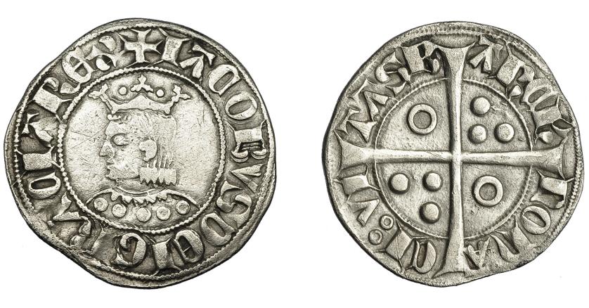 499   -  CORONA DE ARAGÓN. JAIME EL JUSTO (1291-1327). Croat. Barcelona CI:VI en tres puntos superado por roeles. AR 3 g. 24,2 mm. IV-357 vte. MBC-/MBC. Muy escasa.