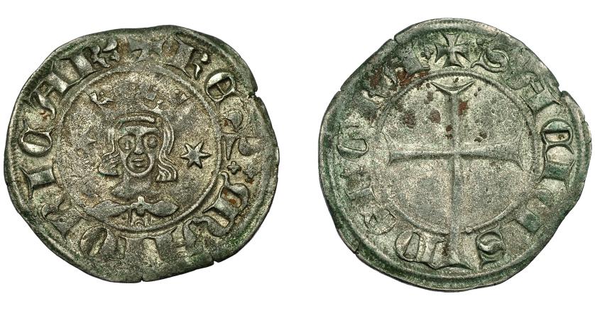 505   -  REINO DE MALLORCA. SANCHO DE MALLORCA (1311-1324). Dobler. VE 1,76 g. 20,7 mm. IV-547. EBC-.