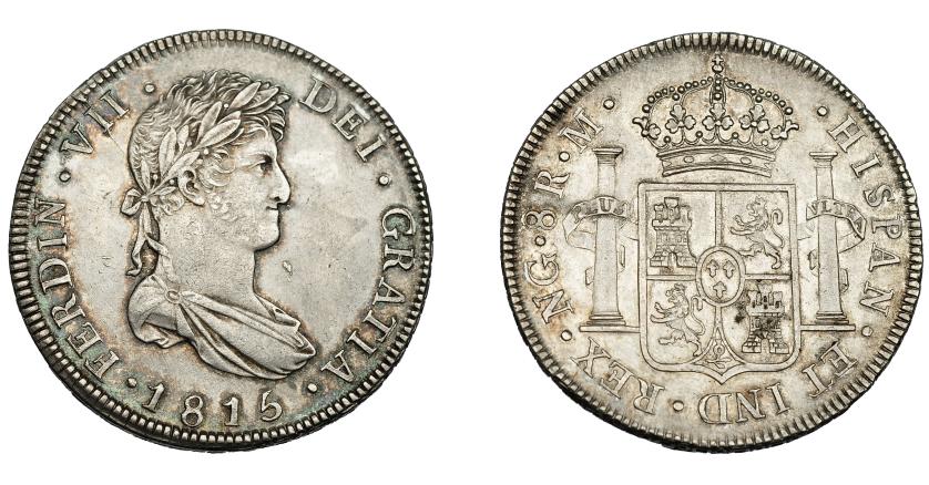 642   -  FERNANDO VII. 8 reales. 1815. Nueva Guatemala. M. VI-1027. EBC-.