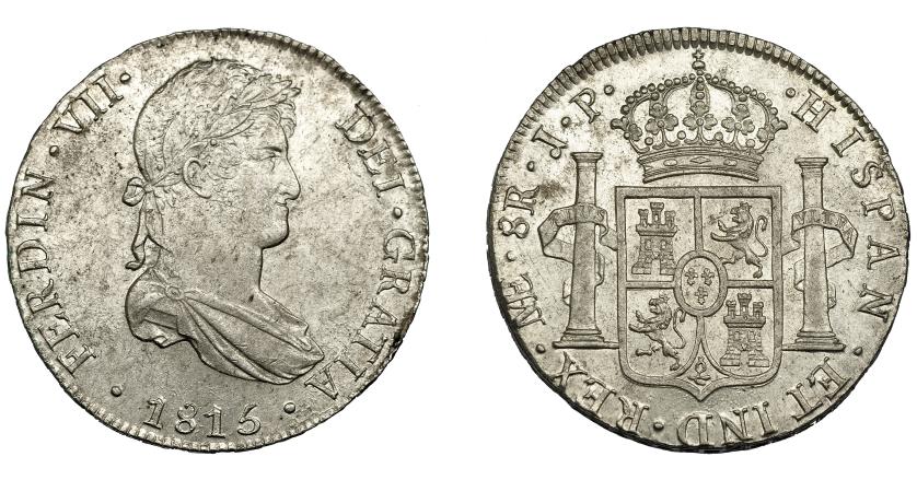 647   -  FERNANDO VII. 8 reales. 1815. Lima. JP. VI-1046. EBC/EBC+. B.O.