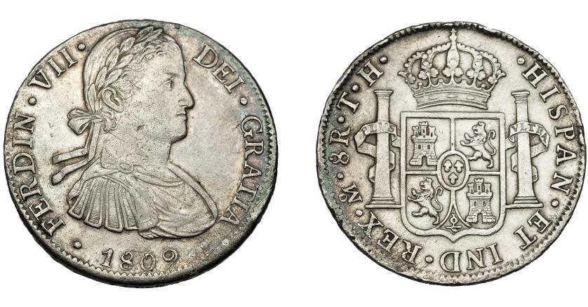 649   -  FERNANDO VII. 8 reales. 1809. México. TH. VI-1083. MBC.