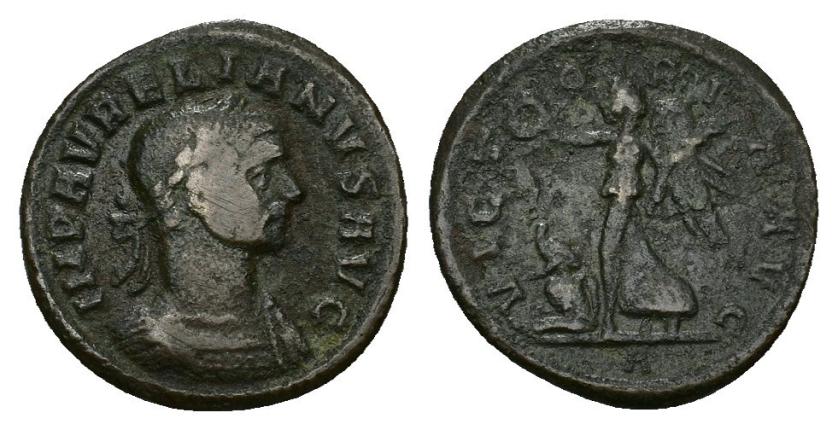 371   -  AURELIANO. Denario. Roma (270-275).