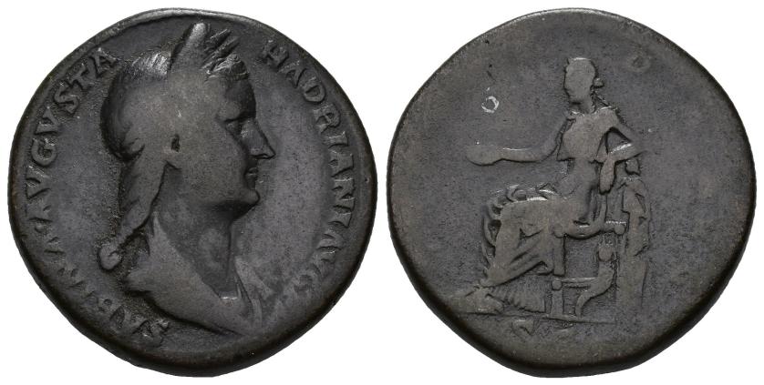 376   -  SABINA. Sestercio. Roma (130-133).