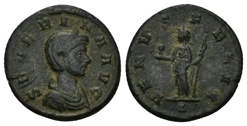 383   -  IMPERIO ROMANO. SEVERINA. Denario. Roma (270-275).
