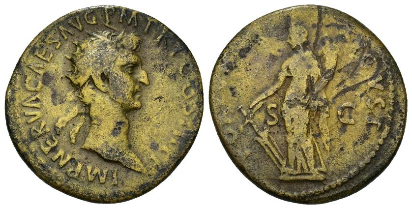 385   -  IMPERIO ROMANO. NERVA. Dupondio. Roma (97 d.C.).