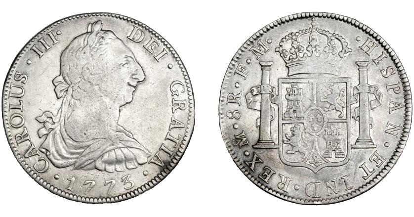 3258   -  CARLOS III. 8 reales. 1773. México. FM. VI-934. MBC-.