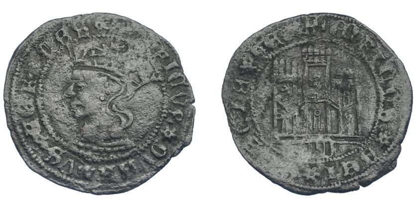 488   -  REINOS DE CASTILLA Y LEÓN. ENRIQUE IV. Dinero. Segovia. VE 1,13 g. 22,55 mm. III-787. BMM-991. MBC-. 