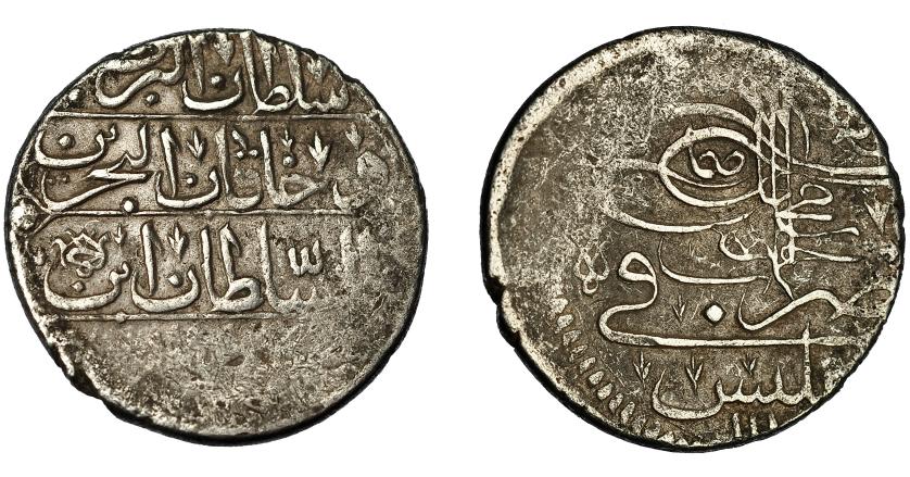 621   -  MONEDAS EXTRANJERAS. MUNDO ISLÁMICO. Otomanos. Ahmad III. Abbasi. Tiflis 111… H. Vanos. MBC.
