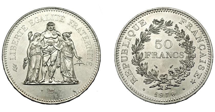 688   -  MONEDAS EXTRANJERAS. FRANCIA. 50 francos. 1976. KM-941. SC.