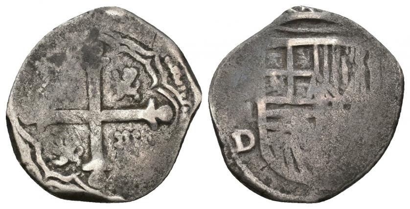 3332   -  FELIPE IV. Real. S/F. México. D. AR 3,20 g. 22 mm. AC-tipo 199. BC.