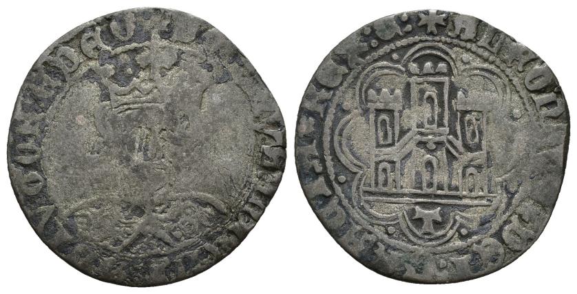 499   -  REINOS DE CASTILLA Y LEÓN. ALFONSO DE ÁVILA. Cuartillo. Toledo. VE 2,70 g. 26,1 mm. III-853. BMM-1111. BC/MBC-. Rara.