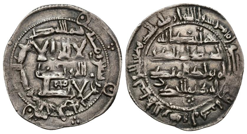 3195   -  ACUÑACIONES HISPANO-ÁRABES. EMIRATO OMEYA. Al-Hakam I. Dirham. Al-Andalus 199 H. AR 2,68 g. 27 mm. V-106. MBC.