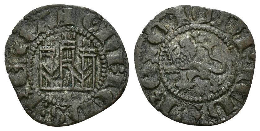 3221   -  REINOS DE CASTILLA Y LEÓN. ENRIQUE III (o Enrique II). Novén. Sevilla. VE 0,77 g. 18,5 mm. III-609. MBC.