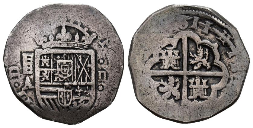 2489   -  FELIPE III. 2 reales. 1611. Segovia. A. AR 6,44 g. 24,2 mm. AC-640. MBC. Escasa. 