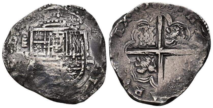 2490   -  FELIPE III. 4 reales. 1611. Valladolid. H. AR 13,34 g. 32,1 mm. AC-864. Vanos. MBC.