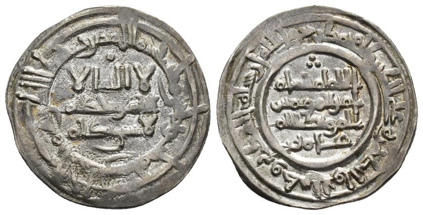 273   -  CALIFATO. HISAM II (977-1008). Dírham. Al-Andalus. 383 H. AR 3,81 g. 24 mm. V-517. EBC-.