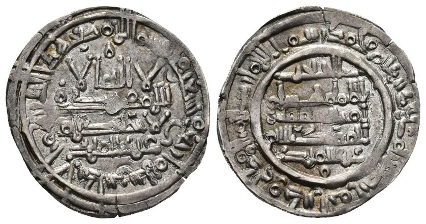 288   -  CALIFATO. HISAM II (977-1008). Dírham. Al-Andalus. 394 H. AR 2,7 g. 22 mm. V-580. EBC-.