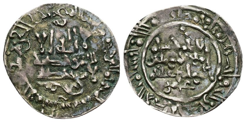300   -  CALIFATO. HISAM II (977-1008). Dírham. Al-Andalus. 386 H. AR 3,1 g. 24 mm. V-531. MBC.