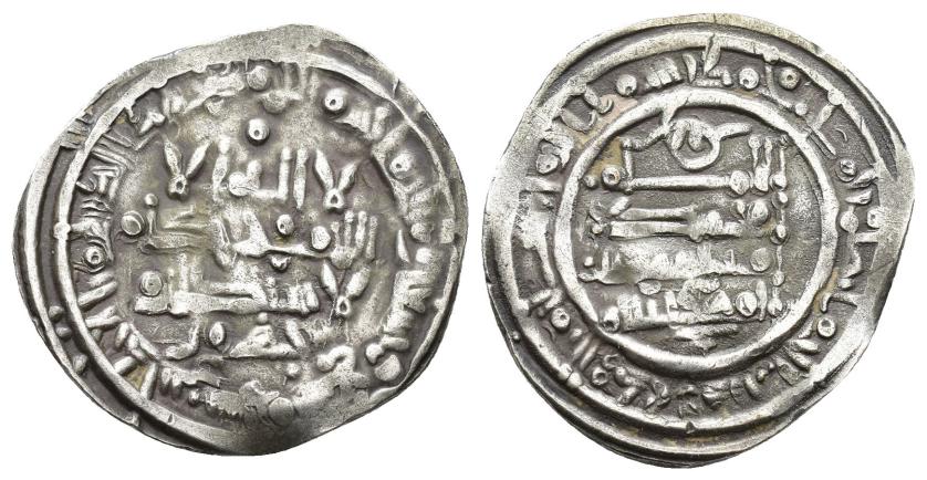 323   -  CALIFATO. MUHAMMAD II (1007-1009). Dírham. Al-Andalus. 399 H. AR 2,96 g. 22 mm. V-682; PV-2. MBC.