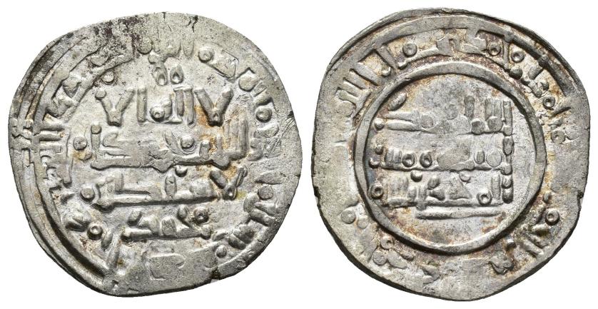 325   -  CALIFATO. MUHAMMAD II (1007-1009). Dírham. Al-Andalus. 400 H. AR 4,13 g. 23 mm. V-684; PV-6b. Acuñación algo floja. R.B.O. EBC-.